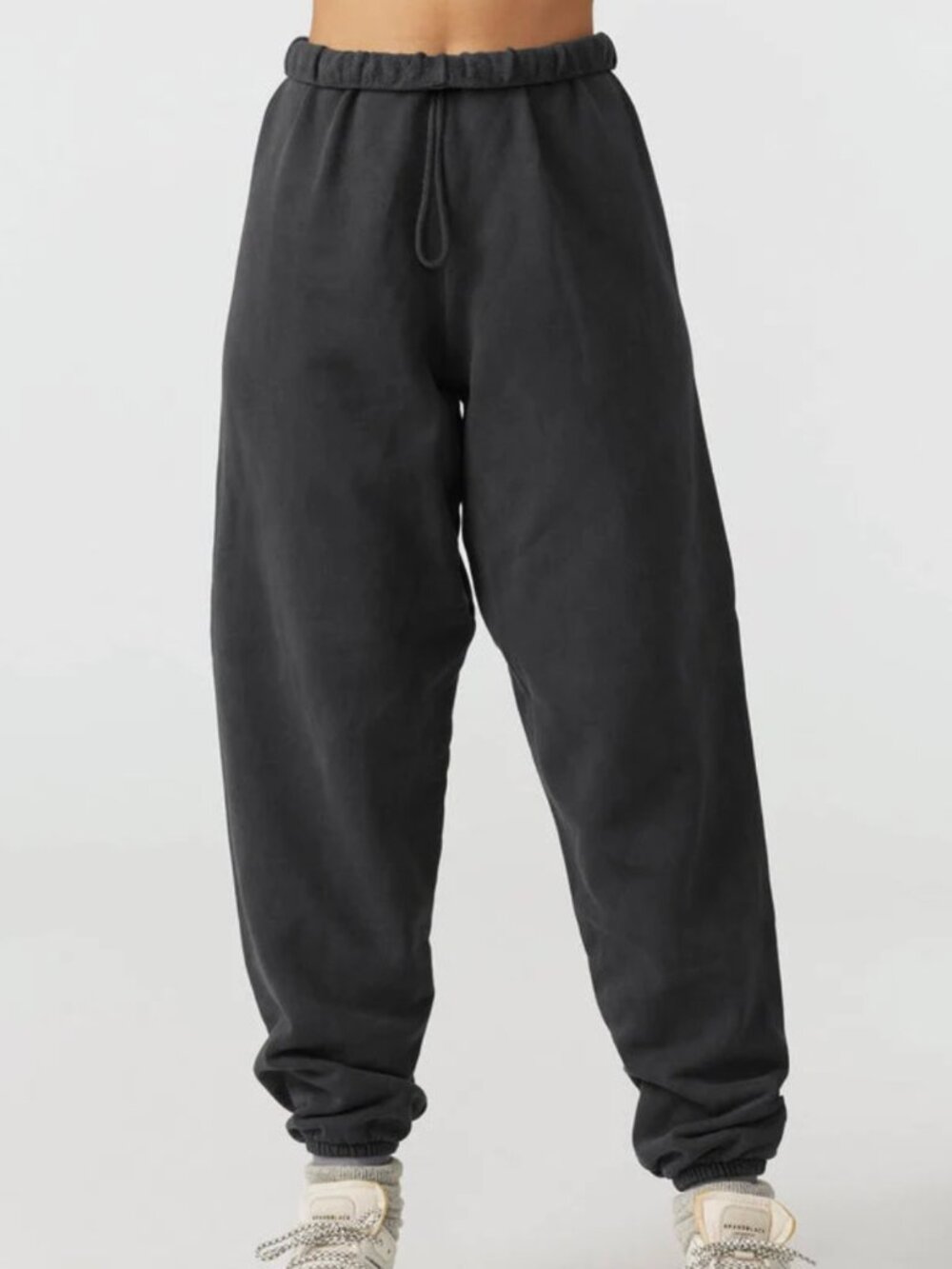Joah Brown Oversized Jogger S/M (new): Washed Black French Terry
